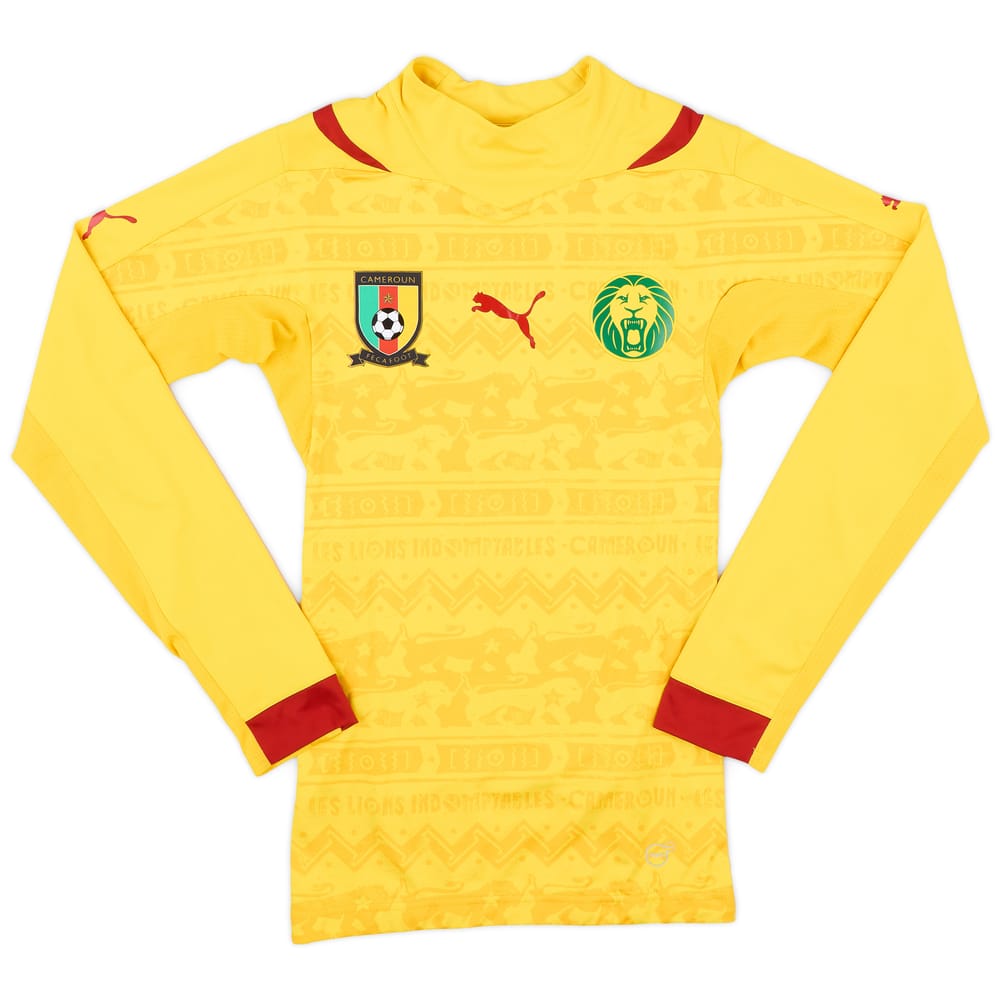 2014-15 Cameroon Player Issue Away L/S Shirt - 8/10 - (S)