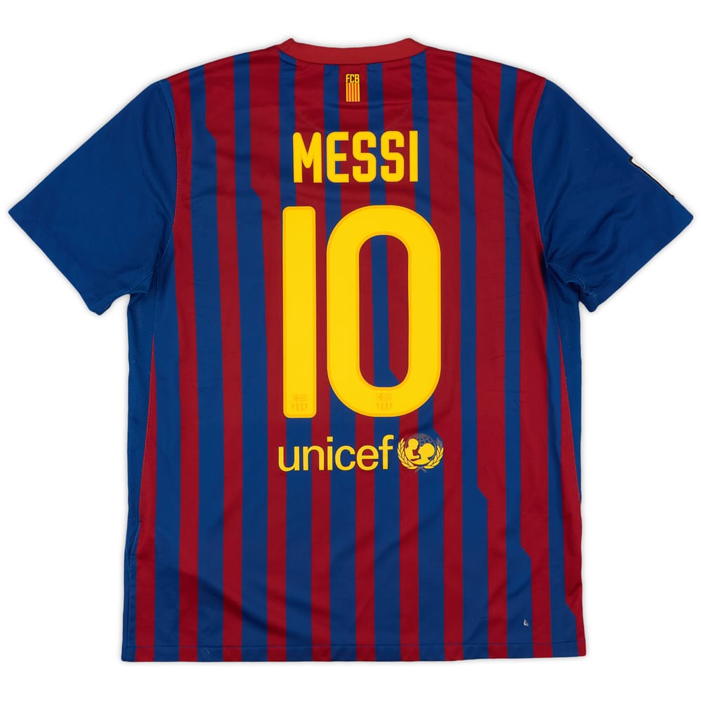2011-12 Barcelona Home Shirt Messi #10 - 8/10 - (L)