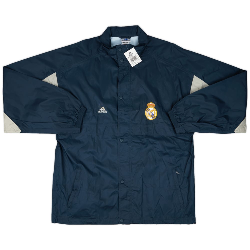 2001-02 Real Madrid adidas Hooded Rain Jacket (XXL)