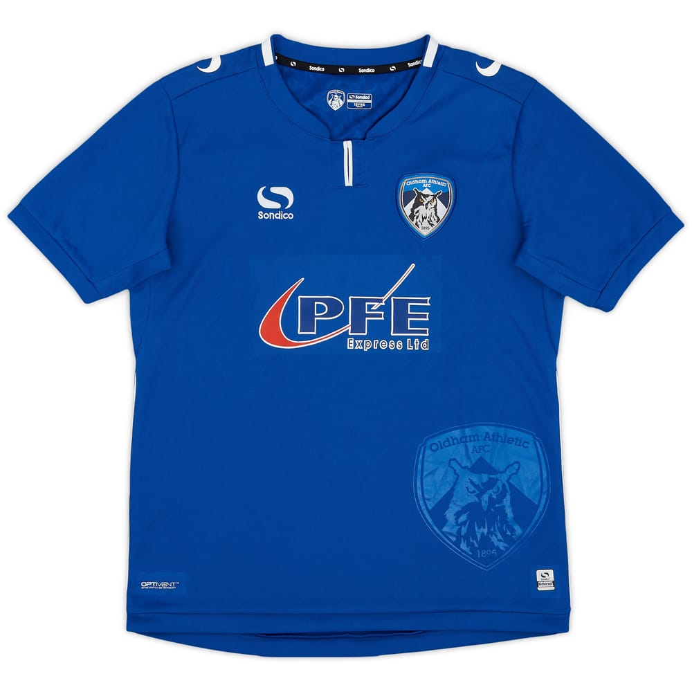 2017-18 Oldham Home Shirt - 9/10 - (L.Boys)