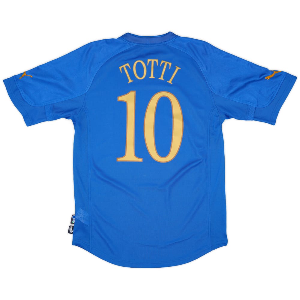 2004-06 Italy Home Shirt Totti #10 - 7/10 - (L)