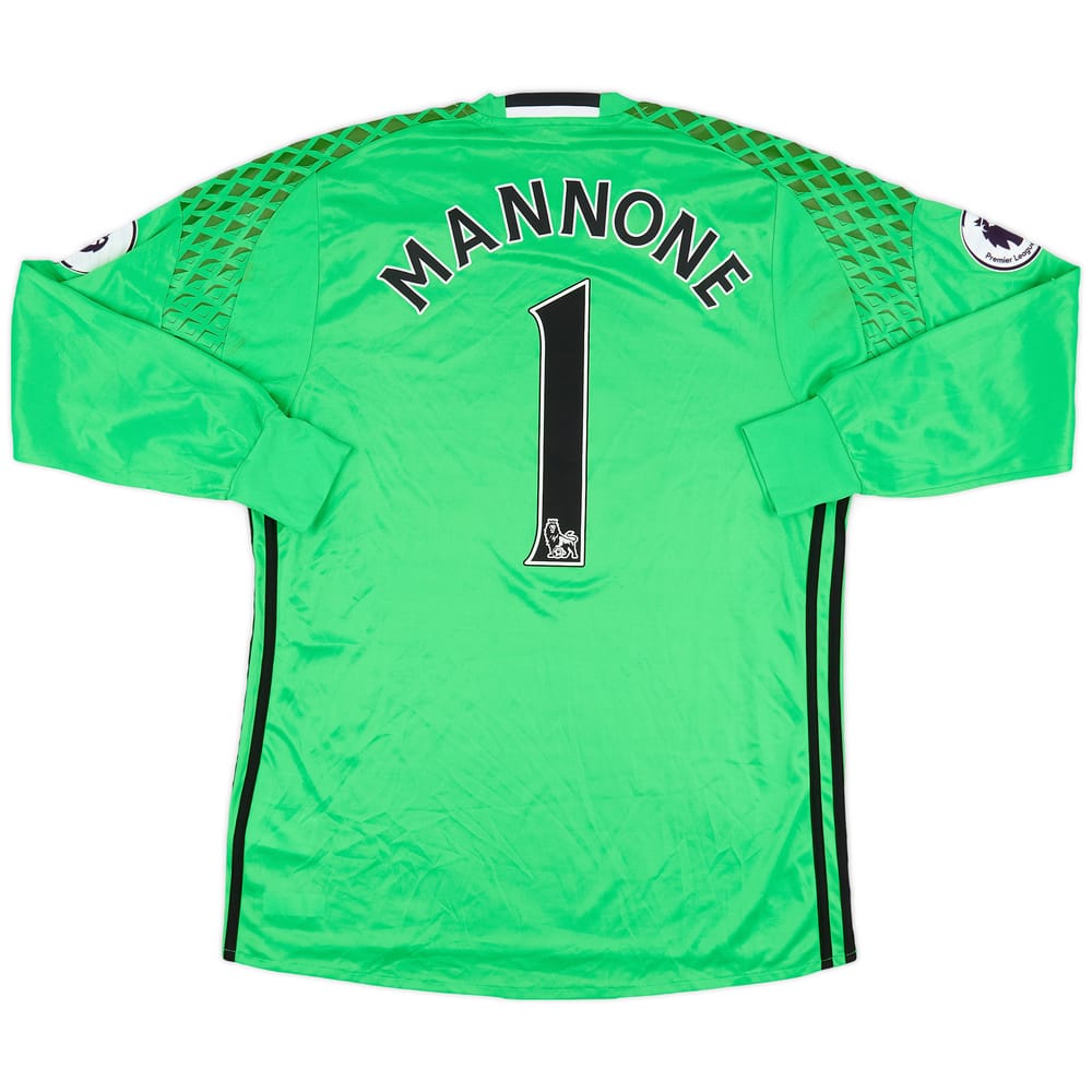 2016-17 Sunderland Match Issue GK Shirt Mannone #1