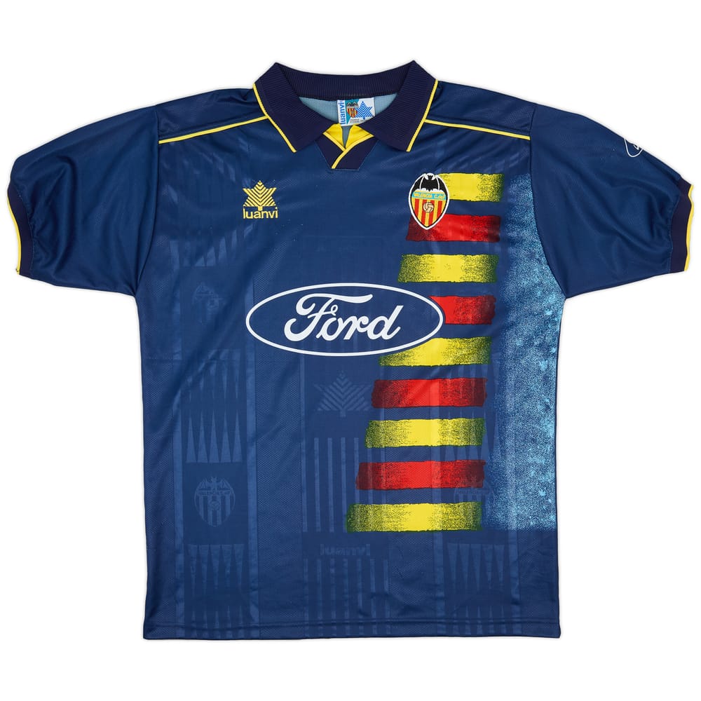 1996-97 Valencia Away Shirt - 9/10 - (XL)