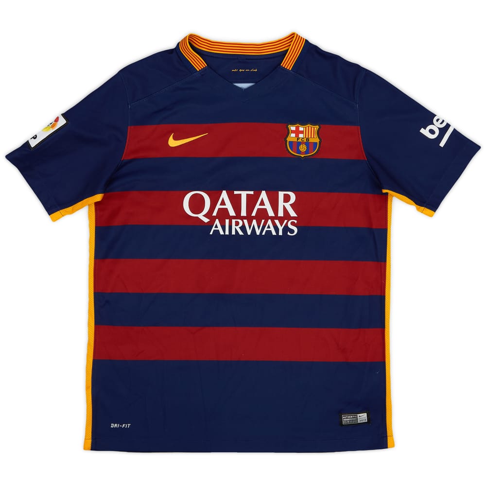 2015-16 Barcelona Home Shirt - 8/10 - (XL.Boys)