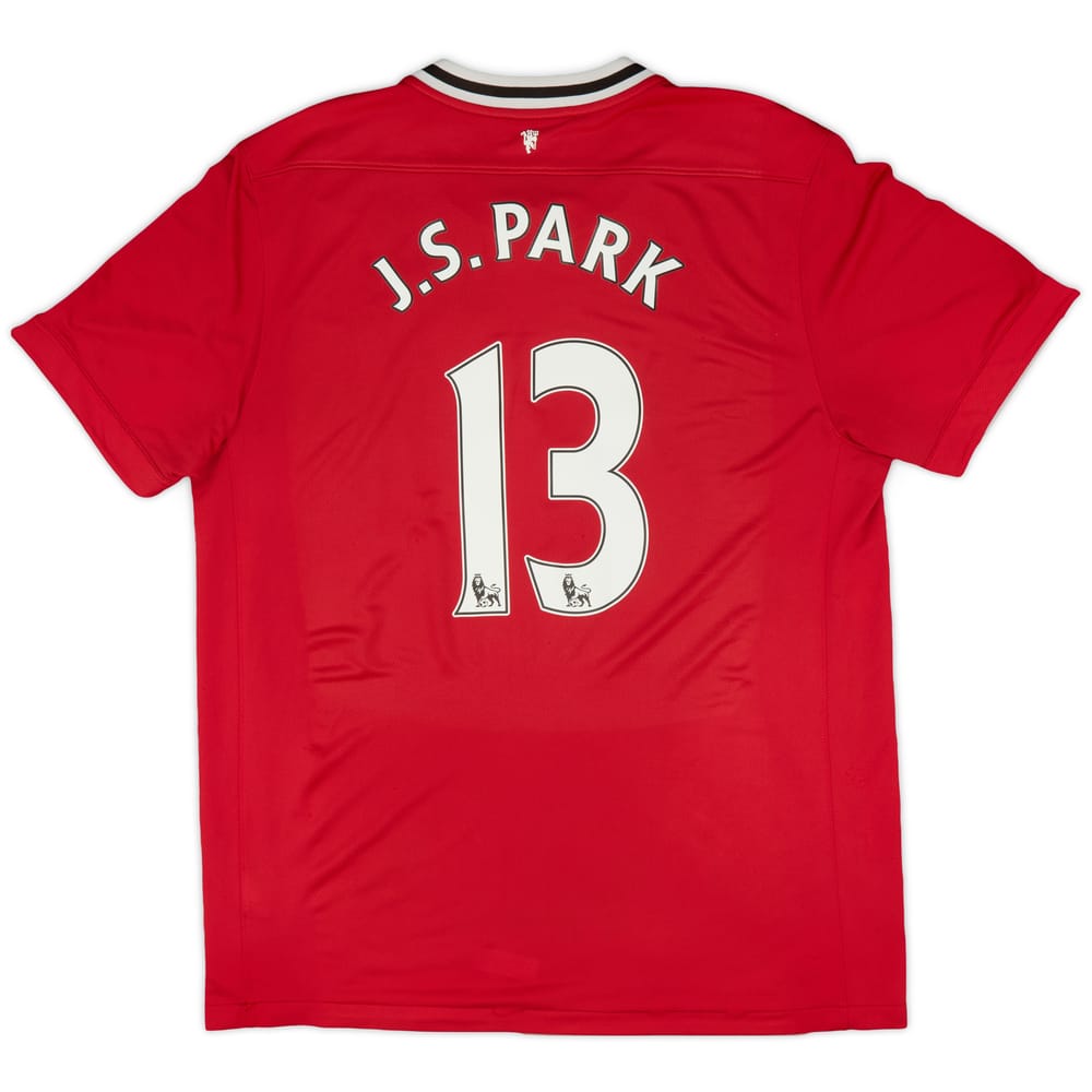 2011-12 Manchester United Home Shirt J.S. Park #13 - 6/10 - (XL)