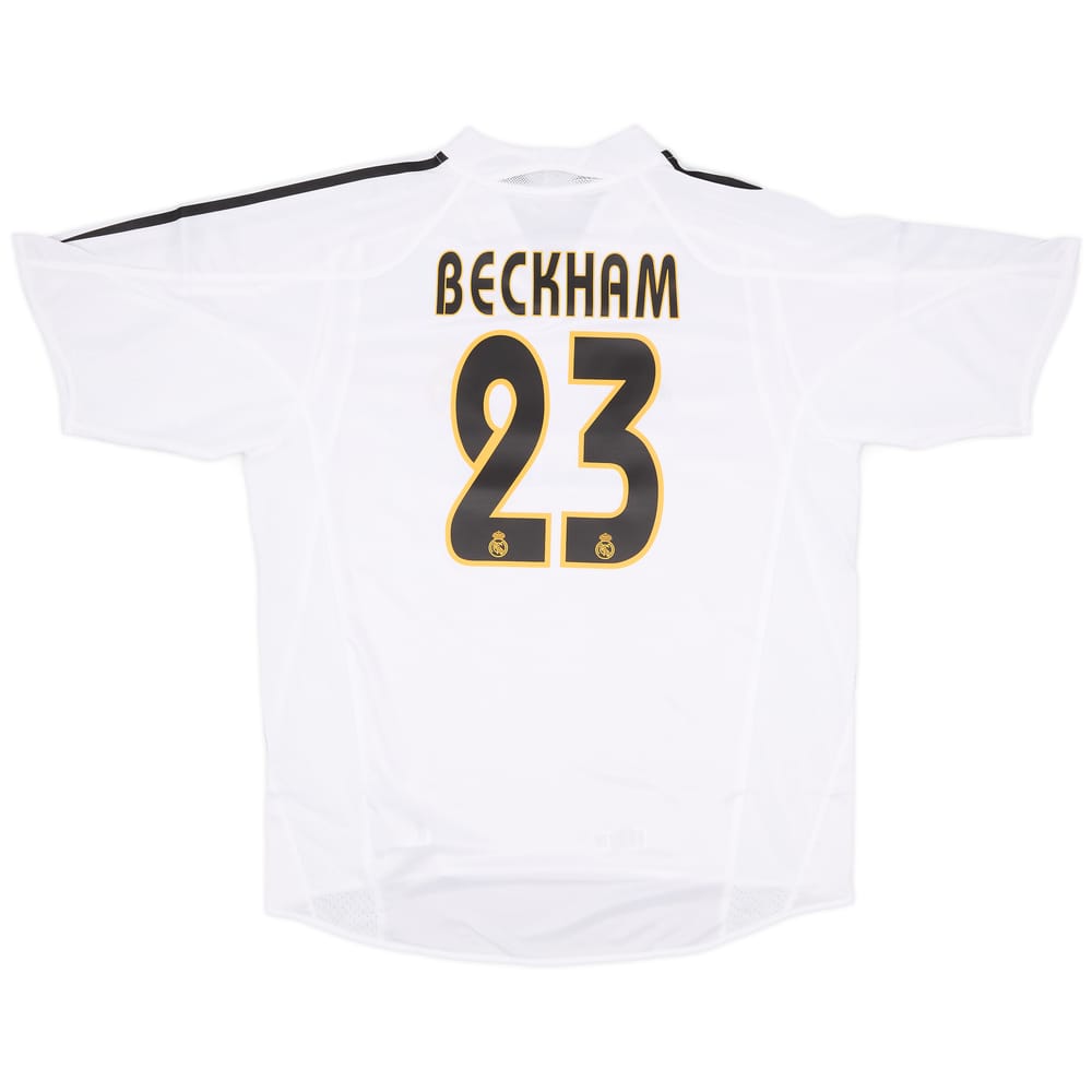 2004-05 Real Madrid Home Shirt Beckham #23 (L)