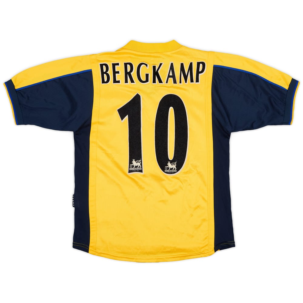 1999-01 Arsenal Away Shirt Bergkamp #10 - 7/10 - (M.Boys)