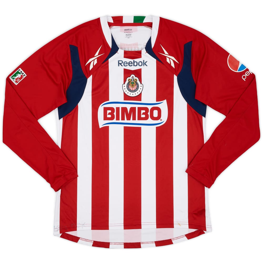 2010-11 Chivas Guadalajara Home L/S Shirt - 4/10 - (M)
