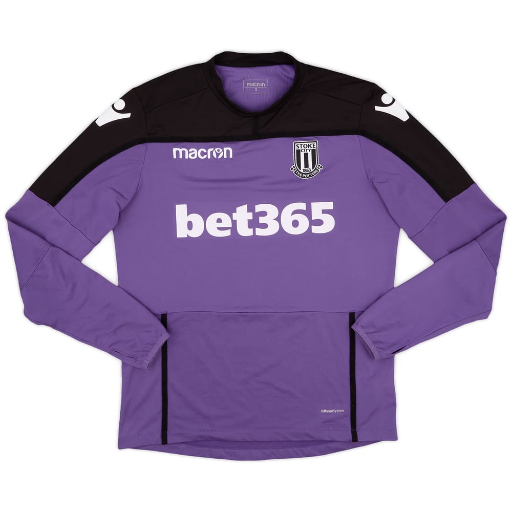 2016-17 Stoke City Macron Drill Top - 6/10 - (S)