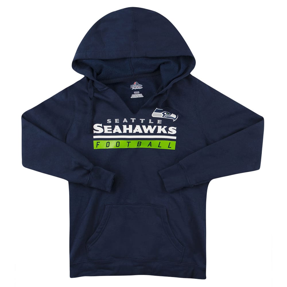 2016 Seattle Seahawks Majestic Hooded Sweat Top Womens (S)