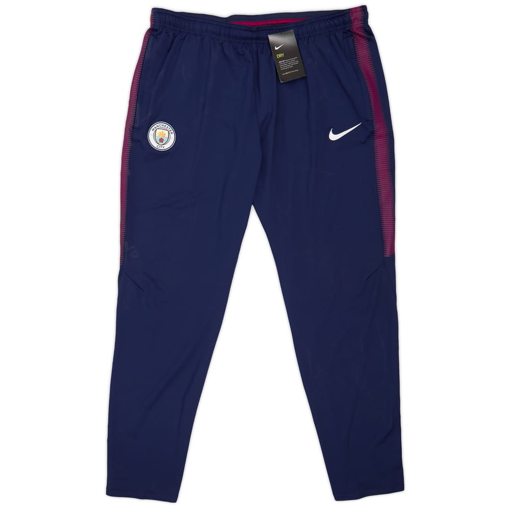 2017-18 Manchester City Nike Track Pants/Bottoms (XXL)