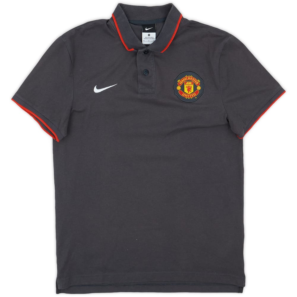 2010-11 Manchester United Nike Polo Shirt - 9/10 - (M)