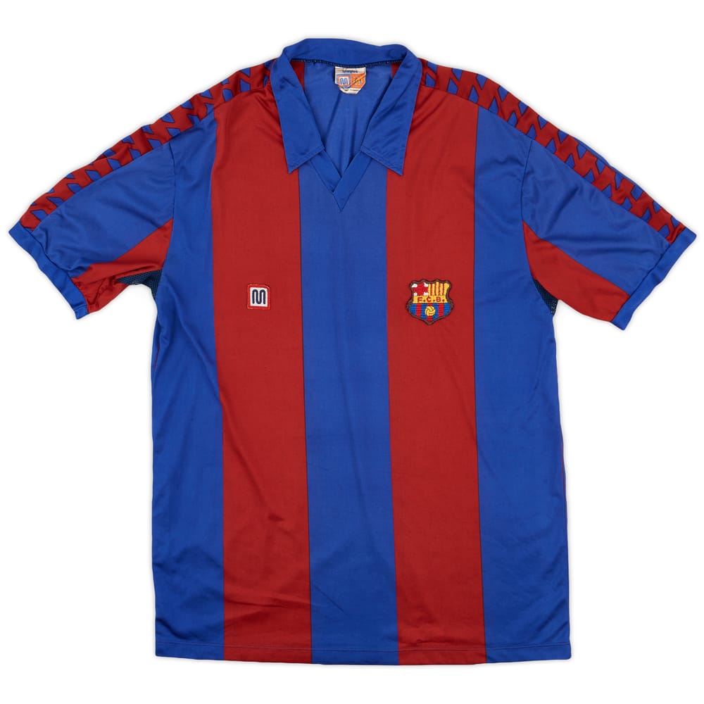 1984-89 Barcelona Home Shirt - 9/10 - (XL)