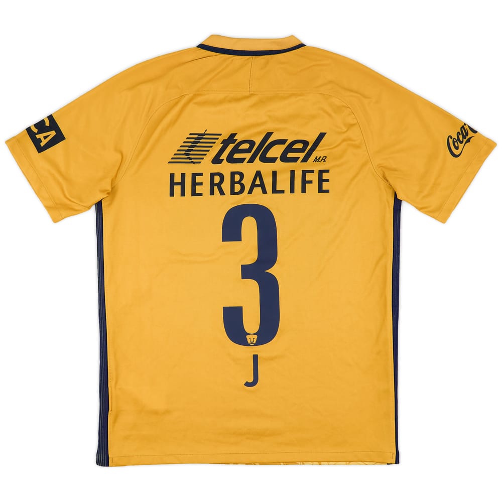 2016-17 UNAM Pumas Home Shirt J #3 - 9/10 - (M)