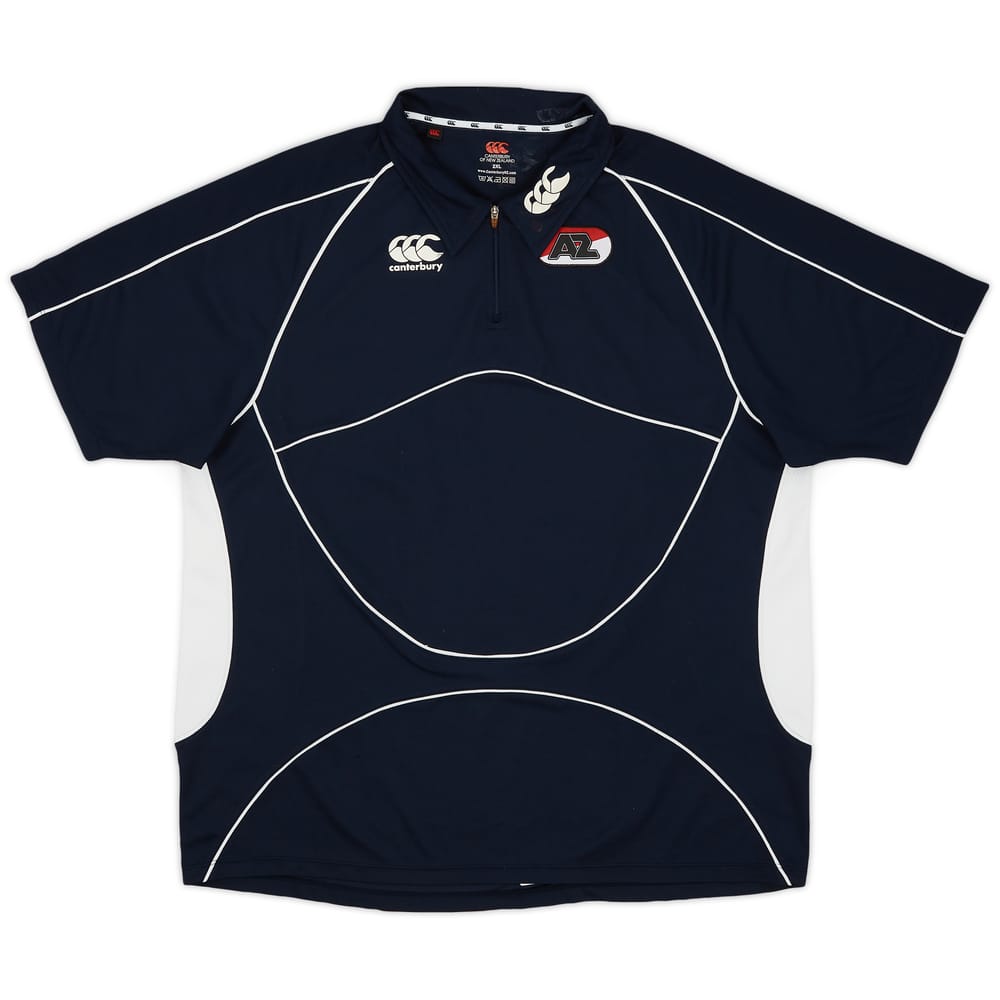 2008-09 AZ Alkmaar Canterbury 1/4 Zip Polo Shirt - 7/10 - (XXL)