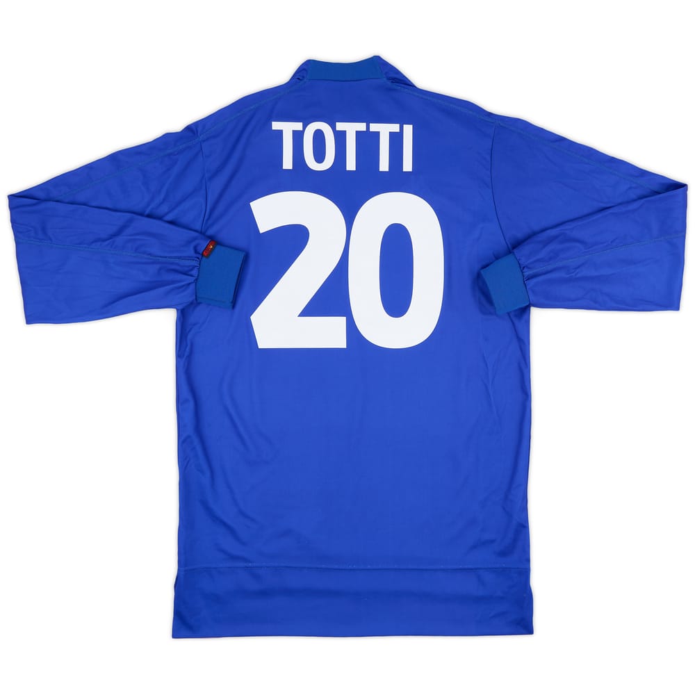 1998-99 Italy Home L/S Shirt Totti #20 - 9/10 - (L)