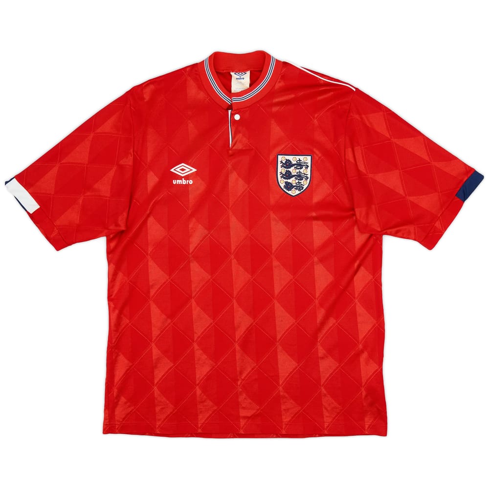 1988-89 England Away Shirt - 9/10 - (L)