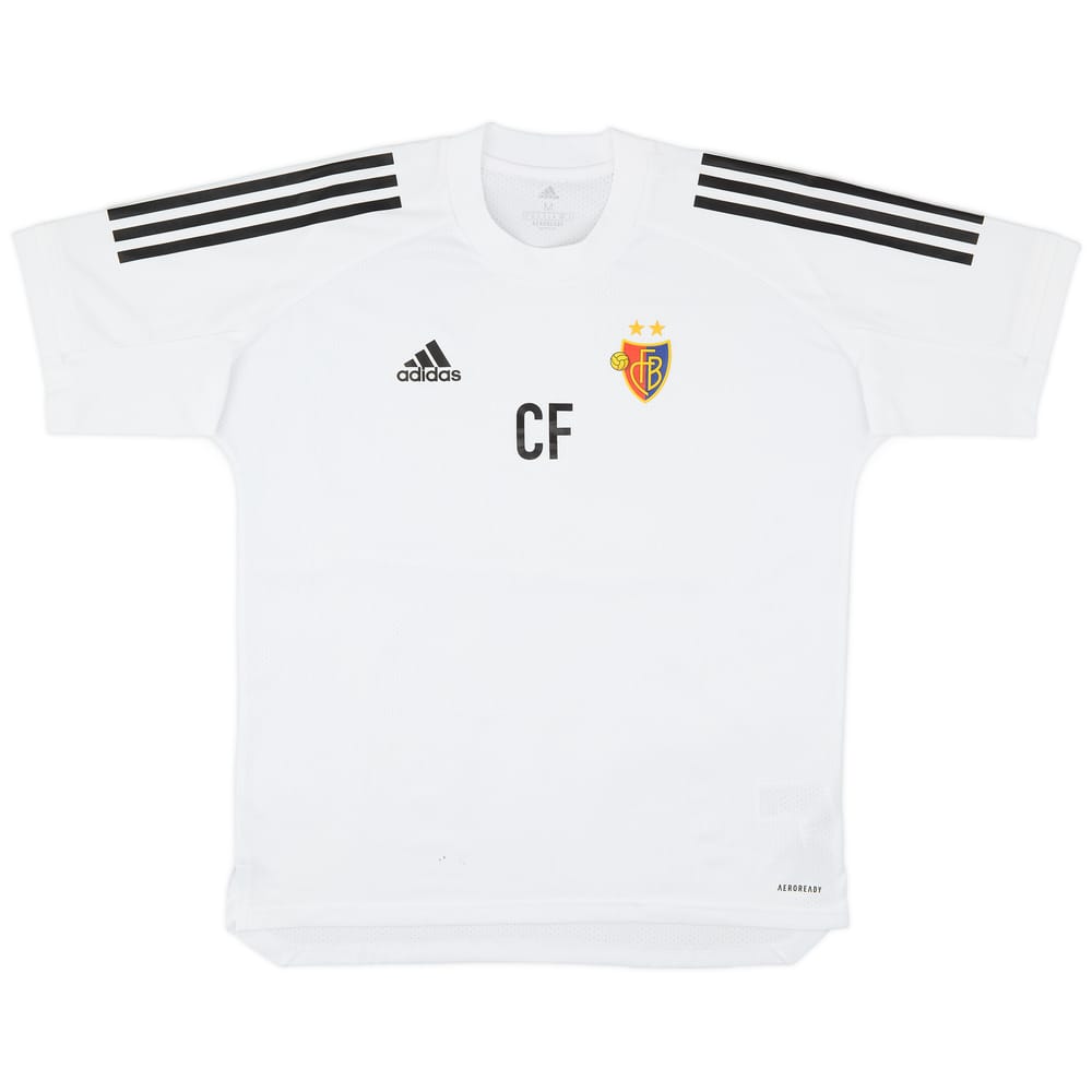 2020-21 FC Basel Staff Issue adidas Training Shirt CF - 8/10 - (M)