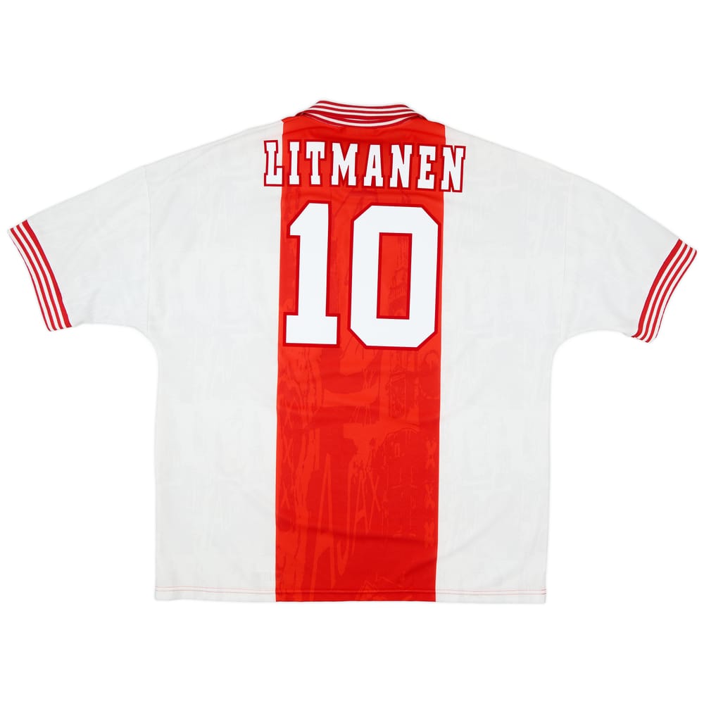 1995-96 Ajax Home Shirt Litmanen #10 - 9/10 - (XXL)