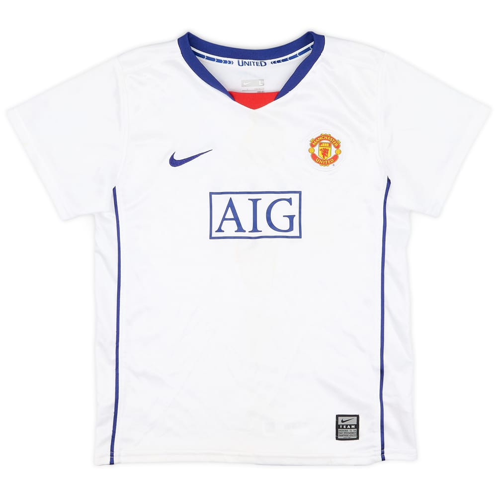 2008-10 Manchester United Away Shirt - 7/10 - (6-7 Years)