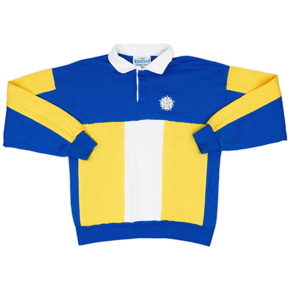 1995-96 Leeds United Vandanel Rugby Polo Shirt - 8/10 - (M)