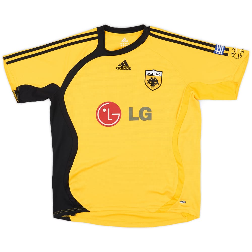 2006-07 AEK Athens Home Shirt - 8/10 - (M)