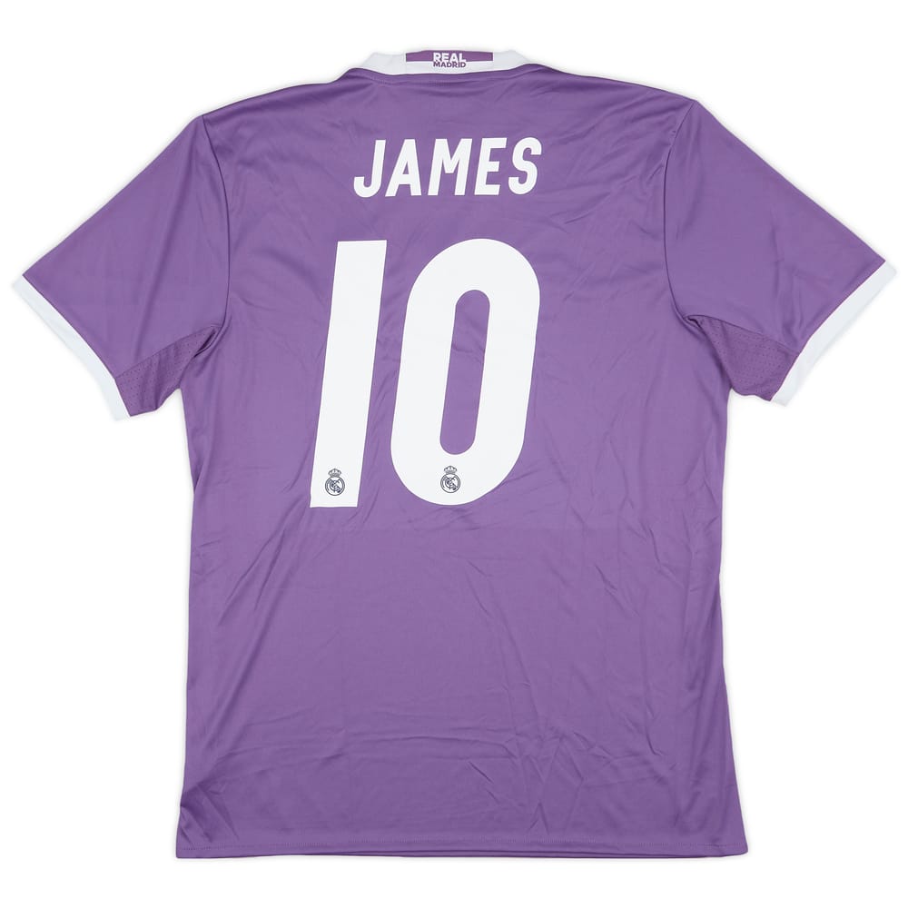 2016-17 Real Madrid Away Shirt James #10 (M)