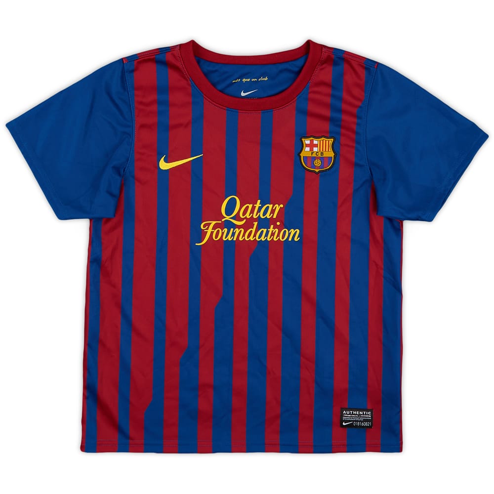 2011-12 Barcelona Home Shirt - 9/10 - (6-7 Years)
