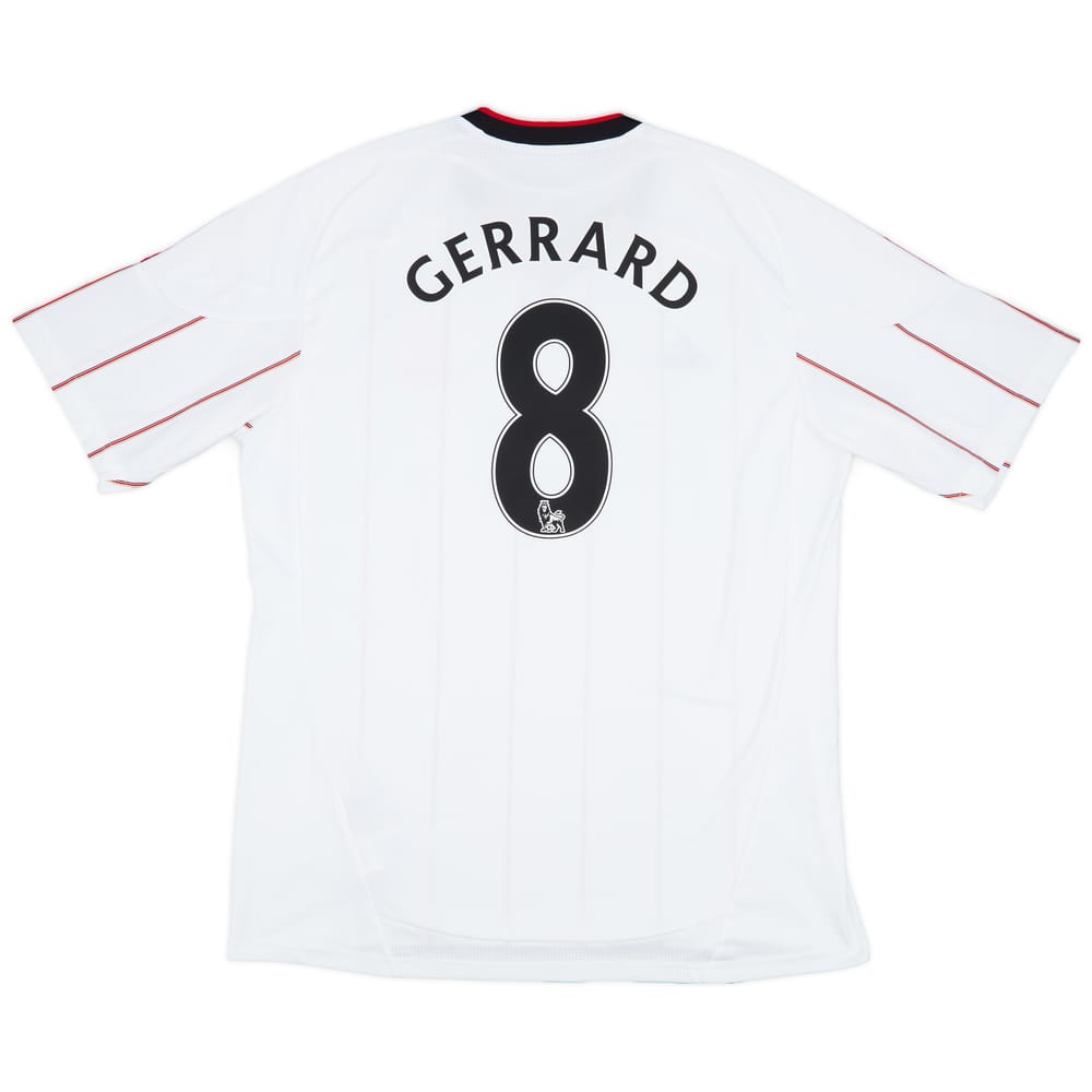 2010-11 Liverpool Away Shirt Gerrard #8 - 5/10 - (XL)