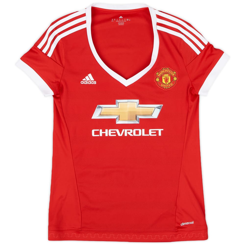 2015-16 Manchester United Home Shirt - 9/10 - (Women's S)