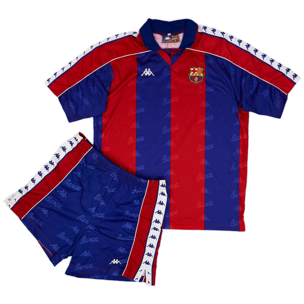 1992-95 Barcelona Home Full Kit - 8/10 - (XL)