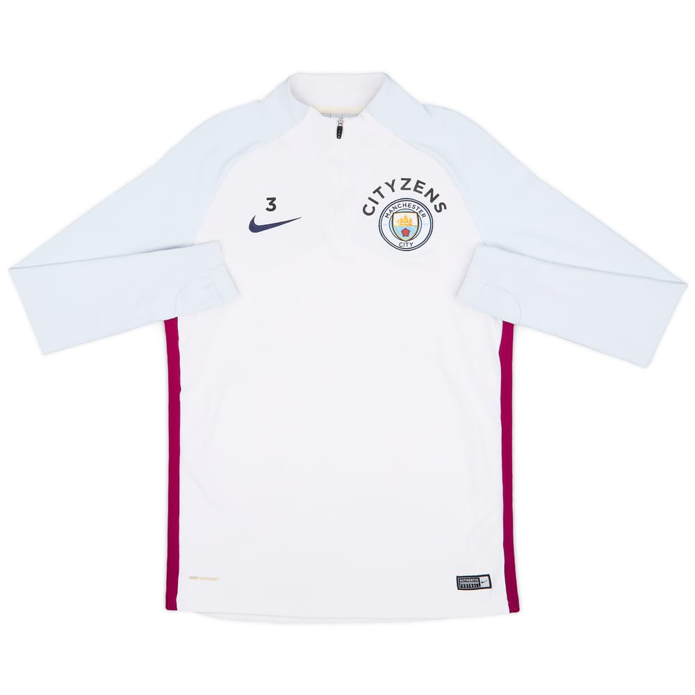2018-19 Manchester City Player Issue Nike 1/4 Zip Training Top #3 - 6/10 - (M)
