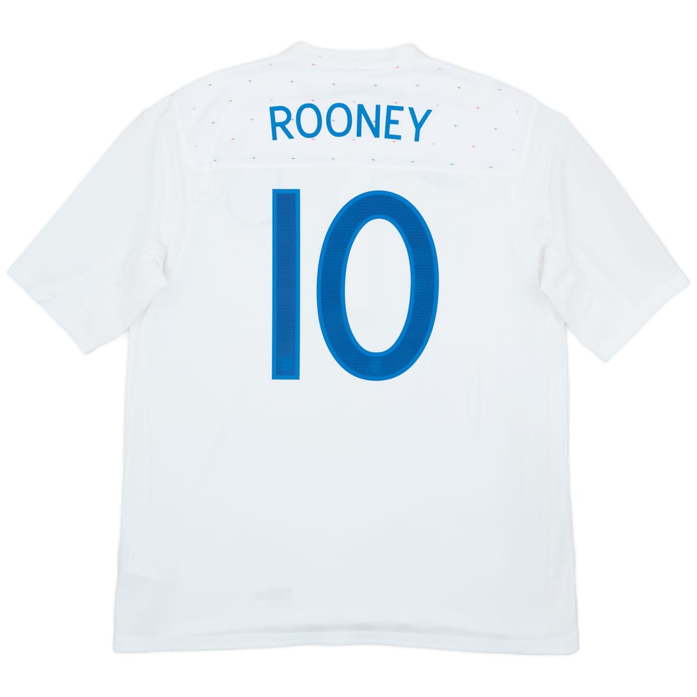 2011-12 England Home Shirt Rooney #10 - 8/10 - (XL)