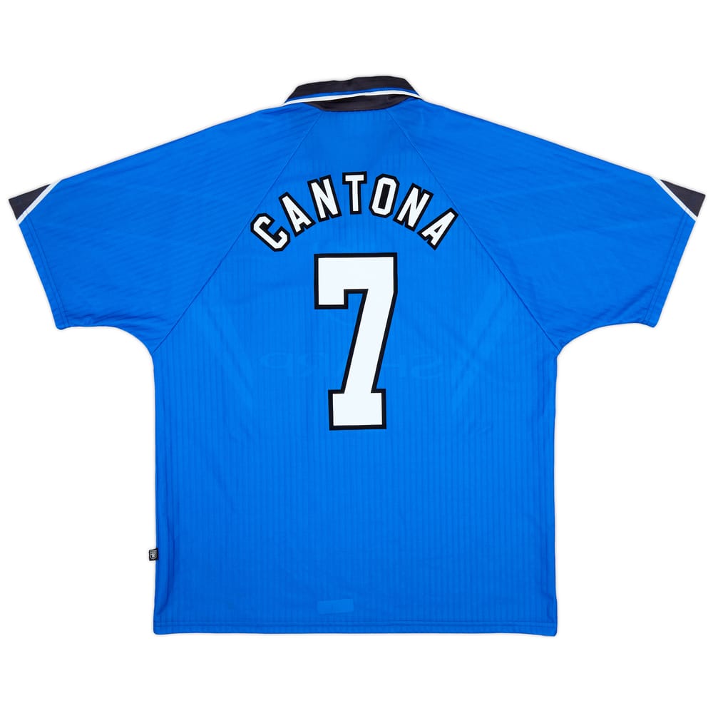 1996-98 Manchester United Third Shirt Cantona #7 - 8/10 - (XL)