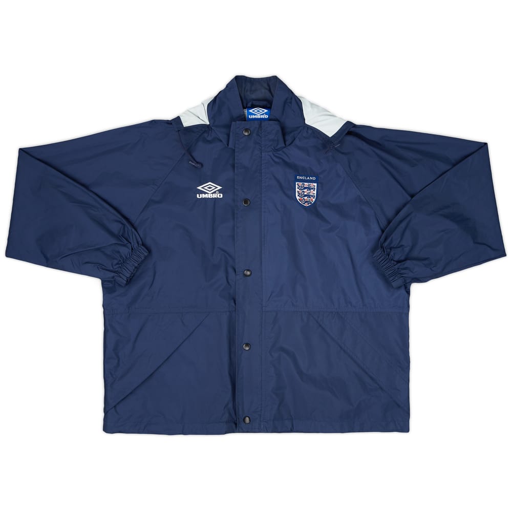 2000-02 England Umbro Hooded Rain Jacket - 8/10 - (S)