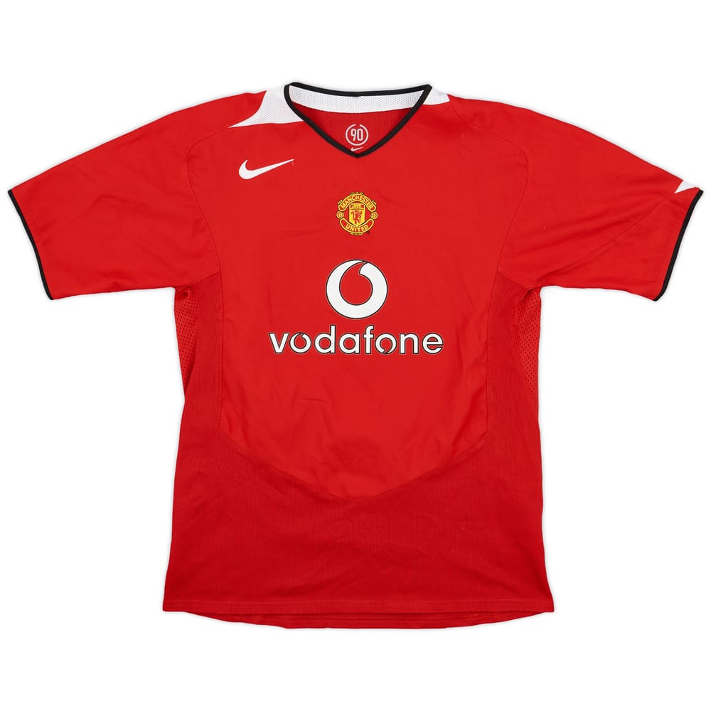 2004-06 Manchester United Home Shirt - 8/10 - (XL.Boys)