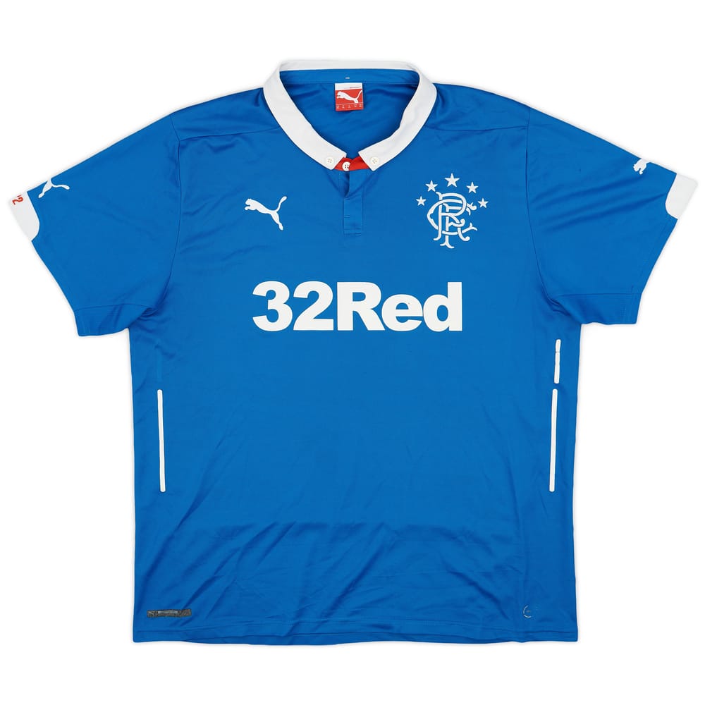 2014-15 Rangers Home Shirt - 8/10 - (XL)