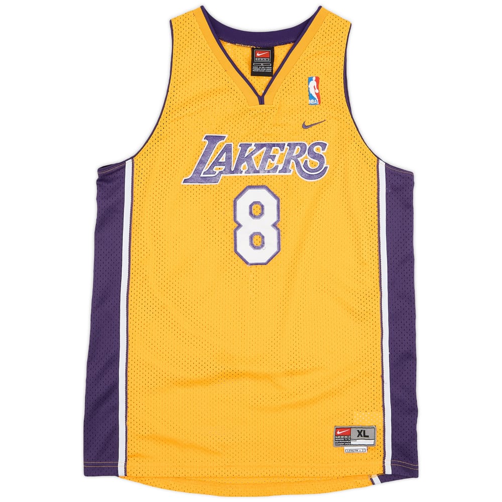 2000-04 LA Lakers Bryant #8 Nike Swingman Home Jersey - 6/10 - (XL.Boys)