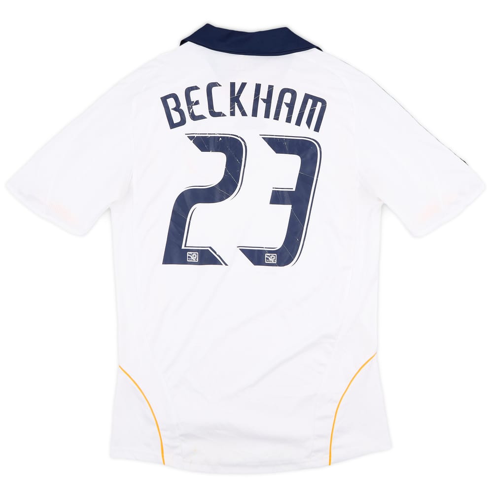 2008-09 LA Galaxy Home Shirt Beckham #7 - 4/10 - (S)
