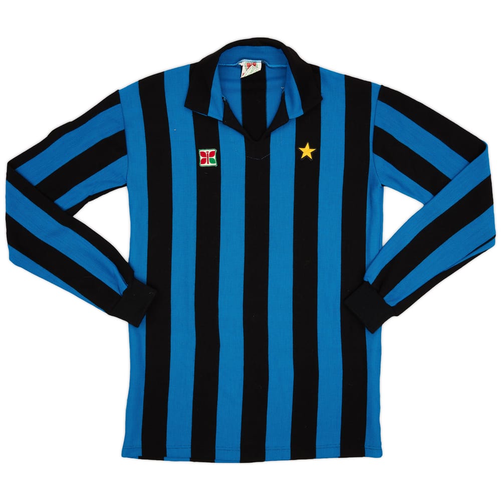 1983-86 Inter Milan Home L/S Shirt - 9/10 - (M)