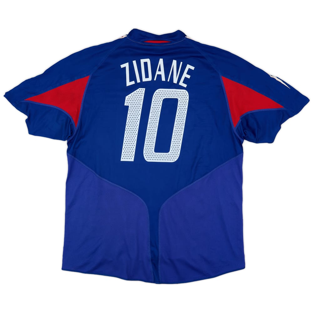 2004-06 France Home Shirt Zidane #10 - 7/10 - (XXL)
