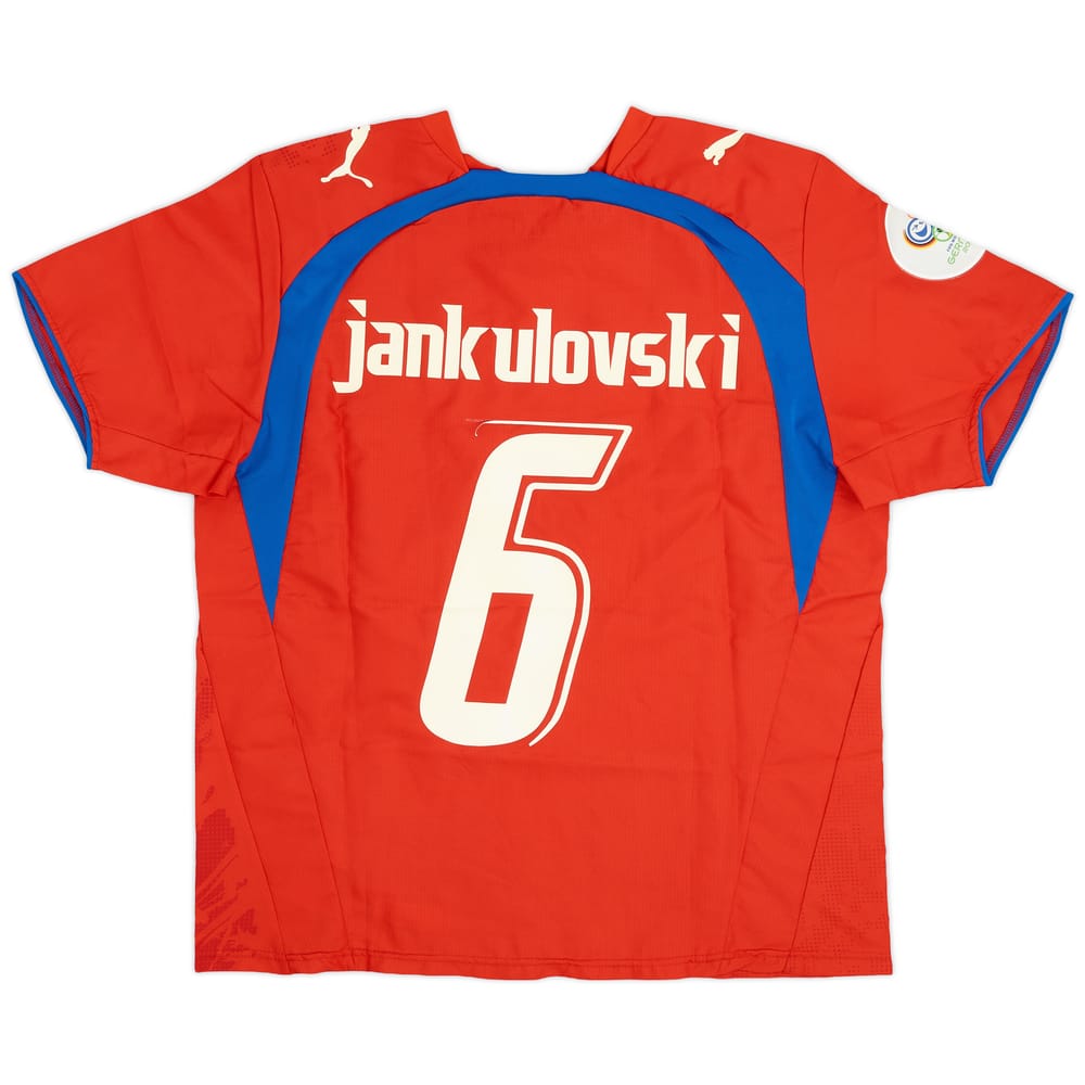 2006-08 Czech Republic Home Shirt Jankulovski #6 - 6/10 - (M)