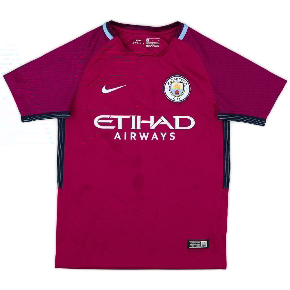 2017-18 Manchester City Away Shirt - 6/10 - (S.Boys)