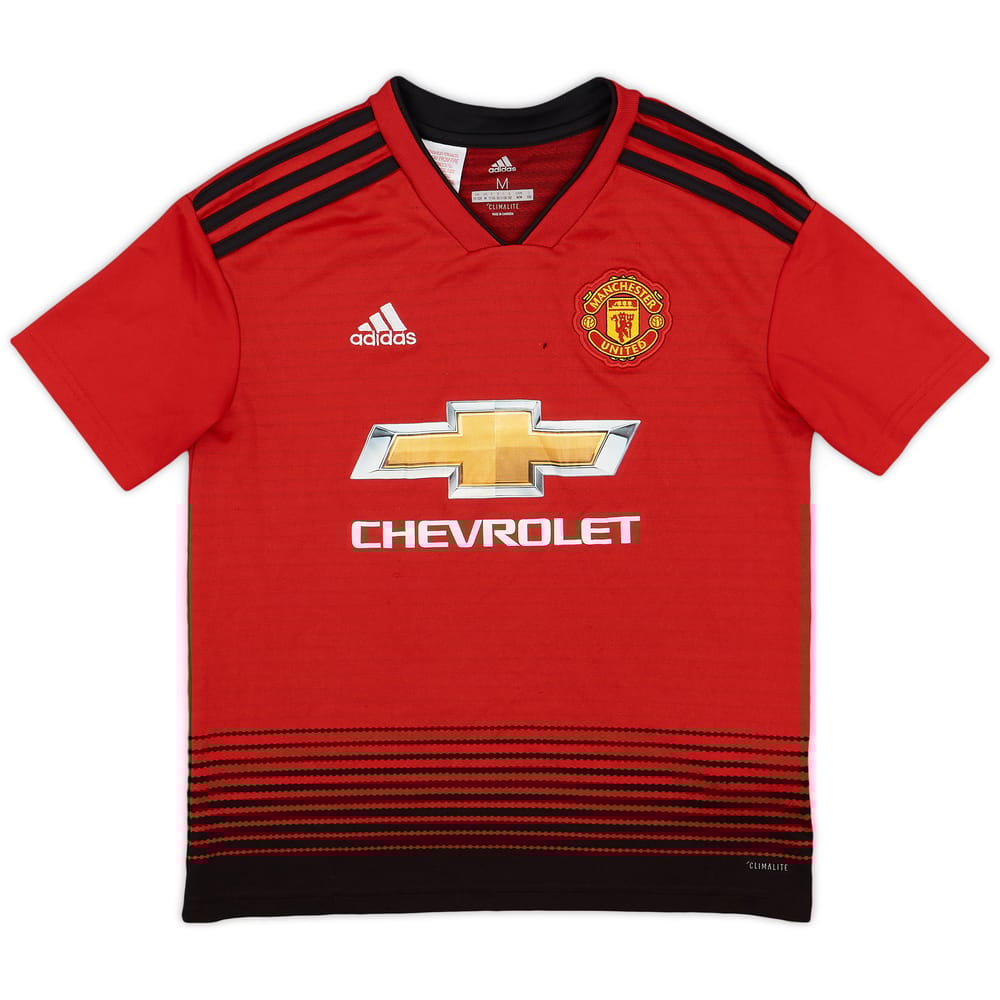 2018-19 Manchester United Home Shirt - 7/10 - (M.Boys)
