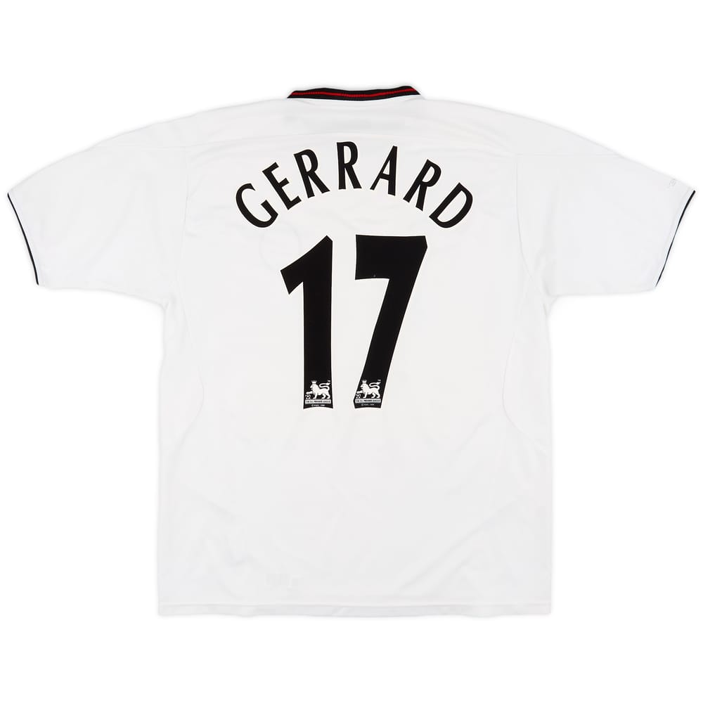 2003-04 Liverpool Away Shirt Gerrard #17 - 6/10 - (XL)