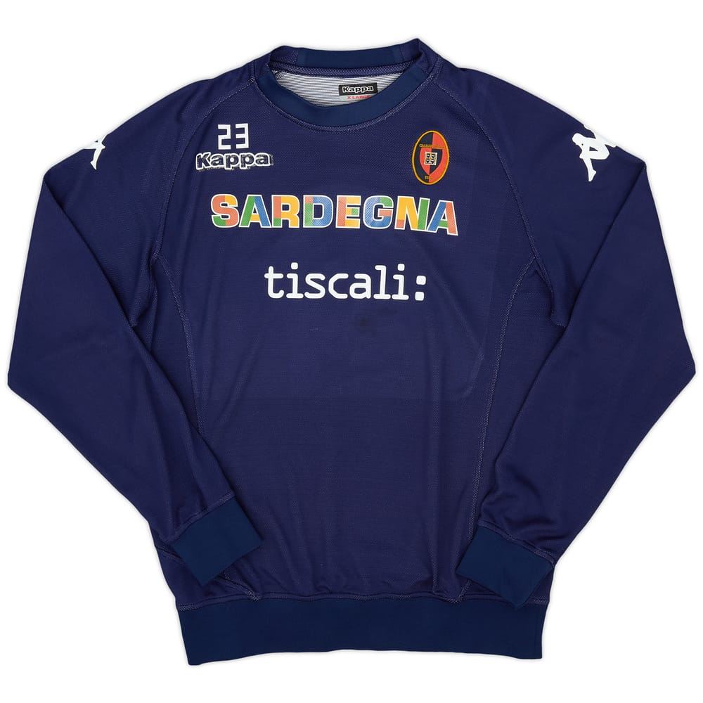 2014-15 Cagliari Kappa Player Issue Sweat Top #23 - 5/10 - (XL)