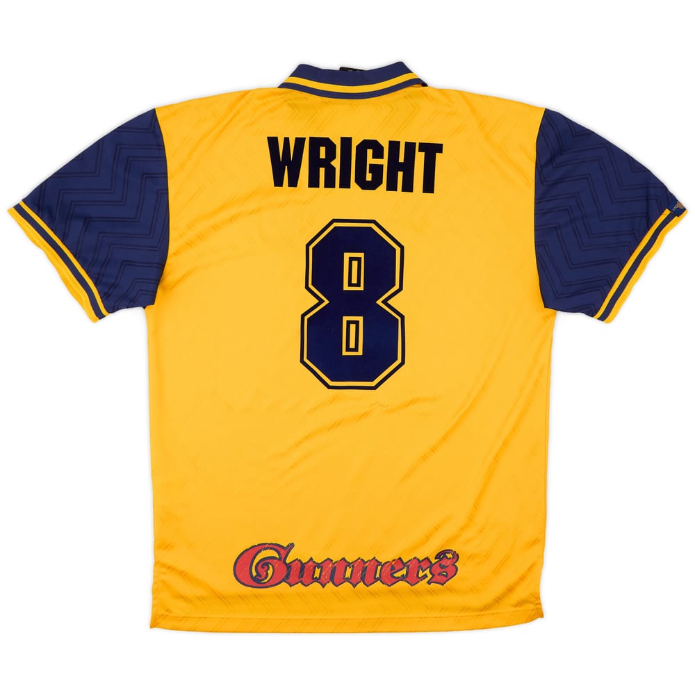 1996-97 Arsenal Away Shirt Wright #8 - 6/10 - (XL)