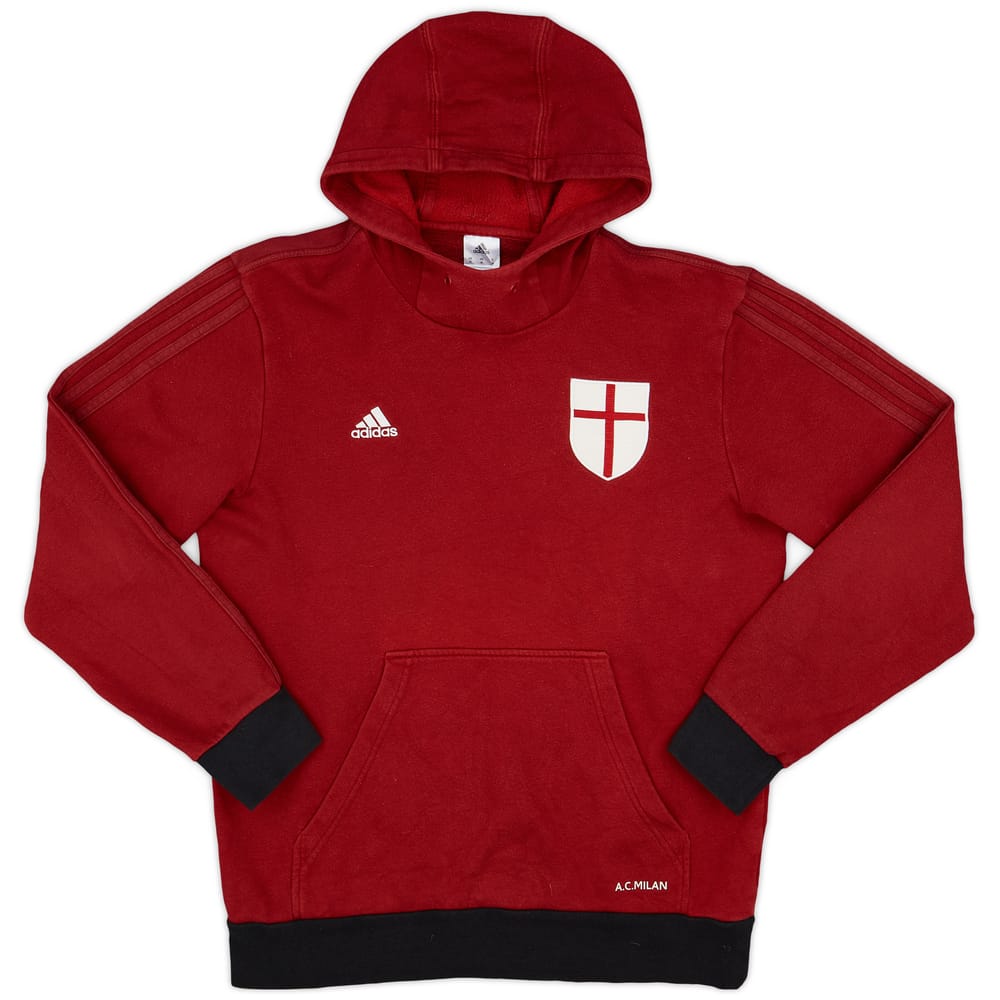 2014-15 AC Milan adidas Hooded Sweat Top - 5/10 - (M)