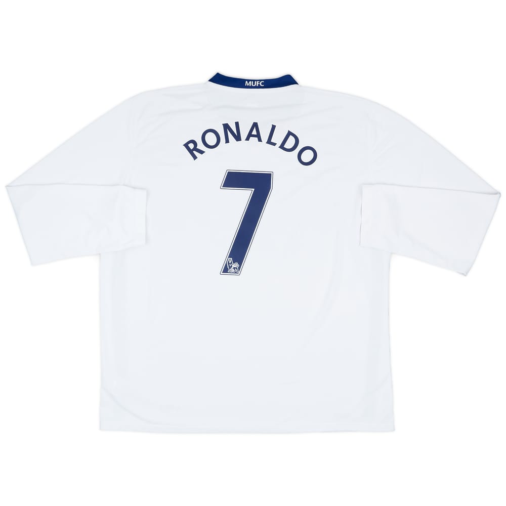 2008-10 Manchester United Away L/S Shirt Ronaldo #7 - 6/10 - (XXL)