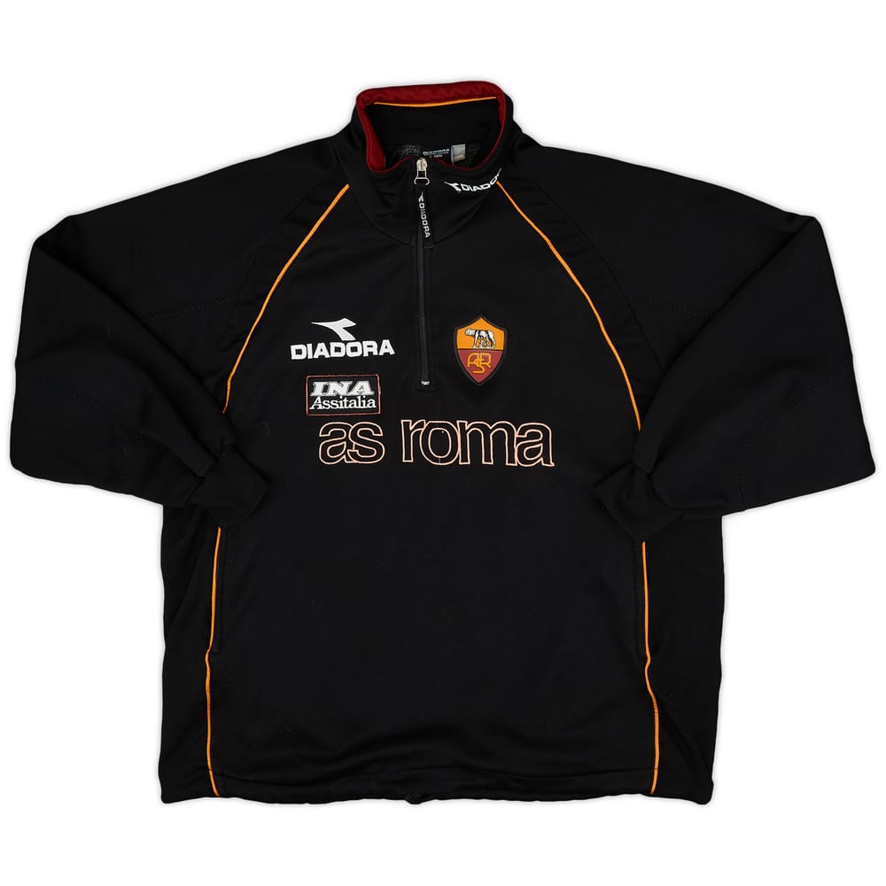 1999-00 Roma Diadora 1/4 Zip Drill Top - 5/10 - (L)